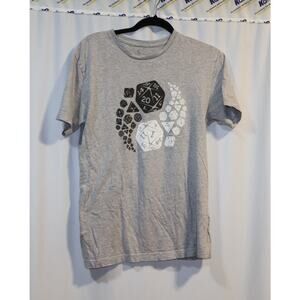 Guerilla Tees Yin and Yang Dice Graphic Tee Size Medium